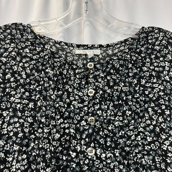Maurices Womens Floral Short Sleeve Round Neck A-Line Hi Low Dress Size Large - Picture 4 of 8